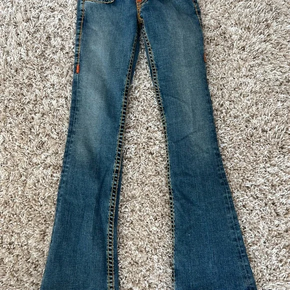 10 pair of jeans. Most true religion, 7, and citizen brand all gently worn.